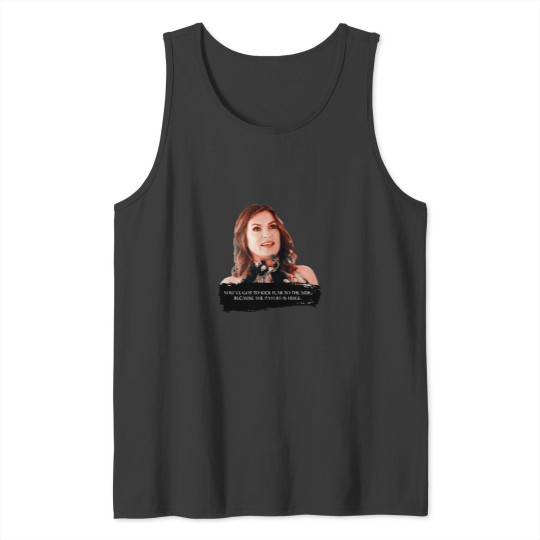 Discover You_ve got to kick fear to the side - Mariska Hargitay Tank Tops