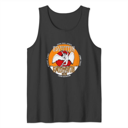 Discover Led Z-E-P-P-E-L-I-N At Knebworth 1979 Music Band Tank Tops