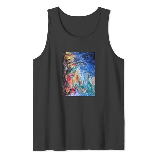 Discover Stormy Mosaic (with margin) Tank Tops