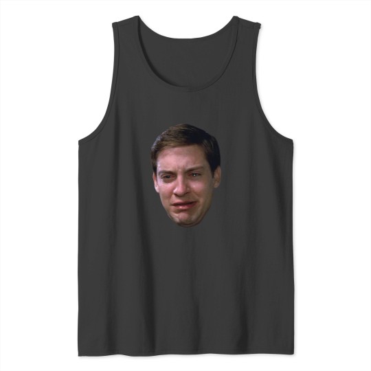 Discover Crying Tobey Maguire Meme Tank Tops