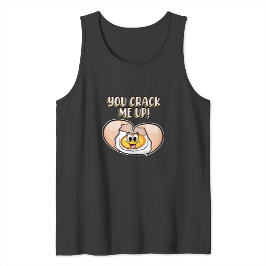 Discover Funny Egg Fried Egg Breakfast Tank Top