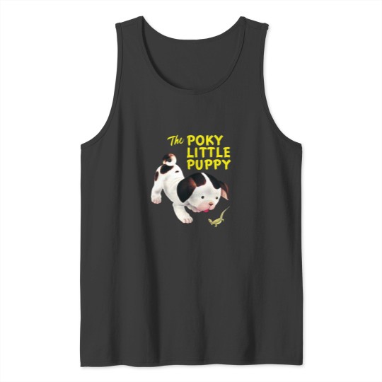 Discover Poky Little Puppy little golden book  illustration Tank Tops
