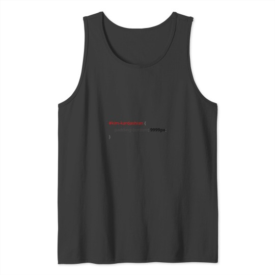 Discover Kim Kardashian padding's Fitted Scoop Tank Tops