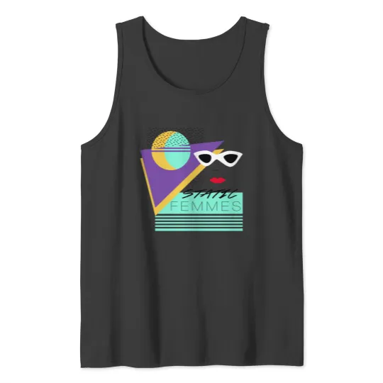 Discover Static Femmes  80s Design Tank Tops