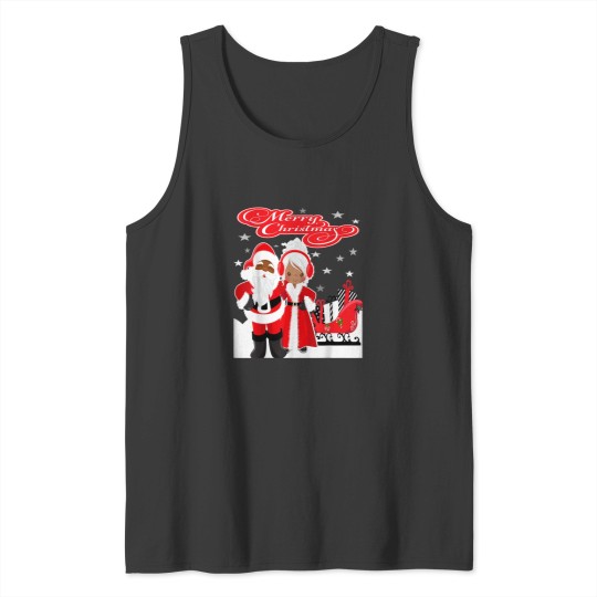 Discover Merry Christmas Santa Claus Mrs Claus African American Tank Tops