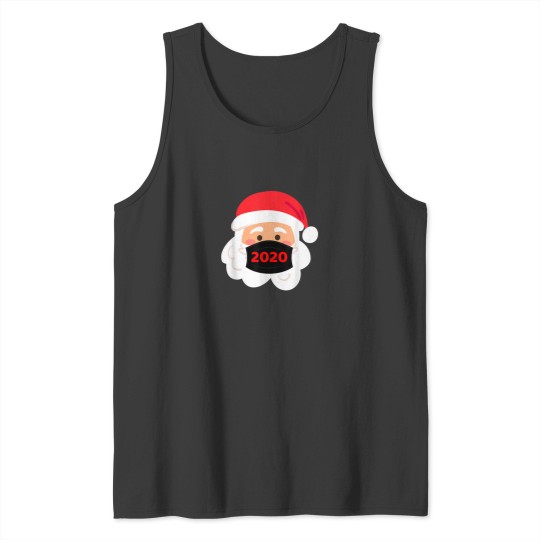 Discover Santa Wearing Mask Quarantine Christmas 2020 Tank Tops