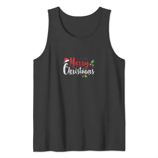 Discover Merry Christmas Xmas Winter Apparel Family And Kids Tank Tops