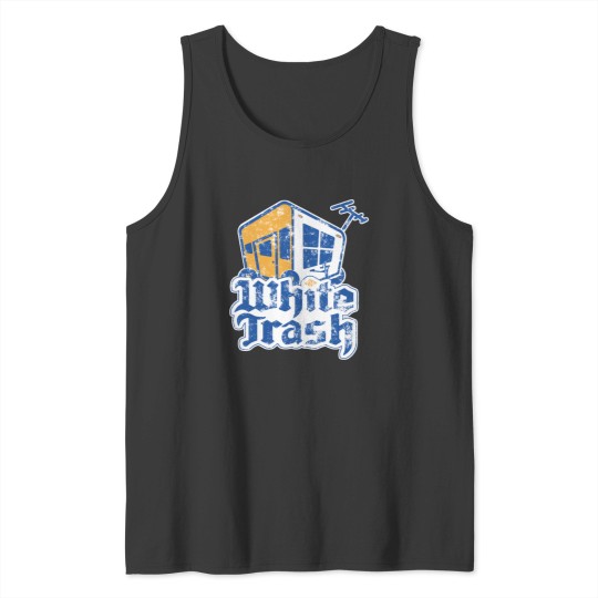 Discover White Trash Faded Tank Tops