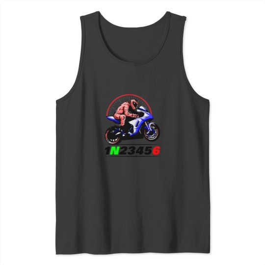Discover 1N23456 - Motorcycle Gears Tank Tops