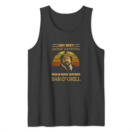 Discover Wwdits Jackie Daytona- Regular Human Bartender Tank Tops