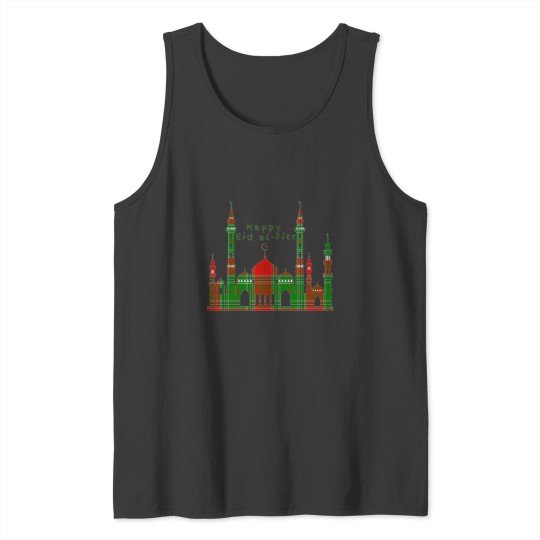 Discover A Happy _amp_ Holy Eid Al-Fitr Set 2iii Premium Tank Tops