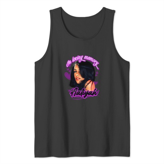 Discover Aaliyah Airbrush Graffiti Tank Tops