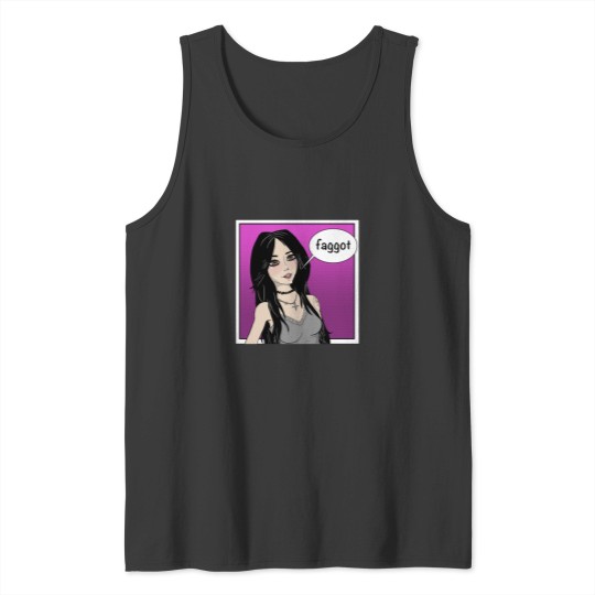 Discover Melonie Mac Saying Faggot (pink) Tank Tops