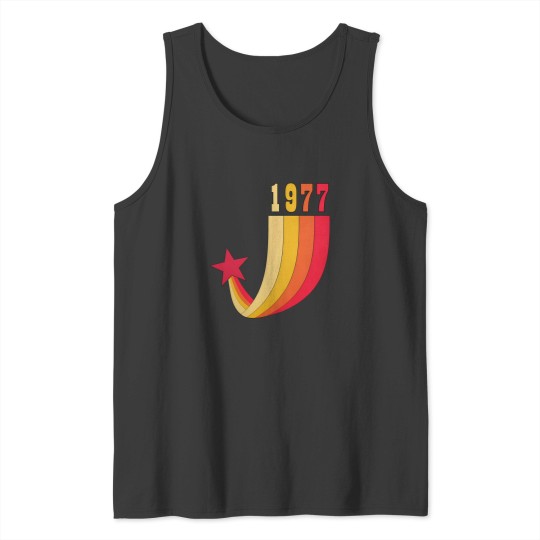 Discover 1977 vintage rainbow Tank Tops