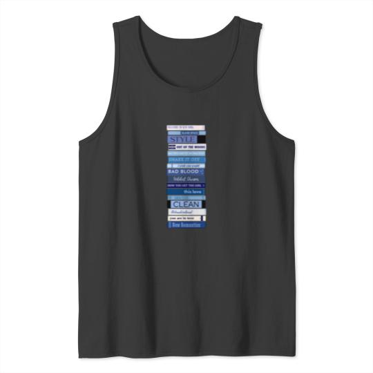 Discover 1989 Album Bookshelf Active Tank Tops