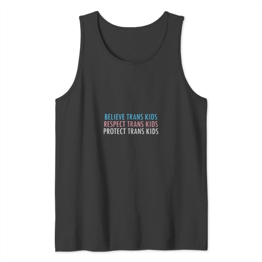 Discover Protect Trans Kids - Transgender Pride and Support Tank Tops
