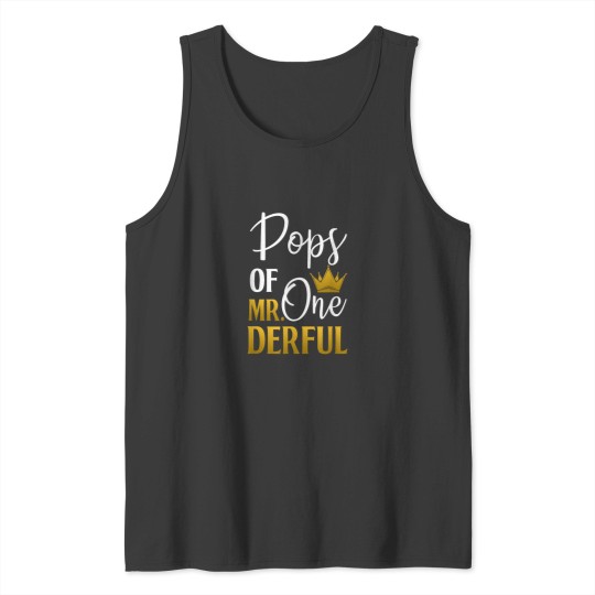 Discover 1st Birthday Fathers Day First Dad 8836 Tank Tops