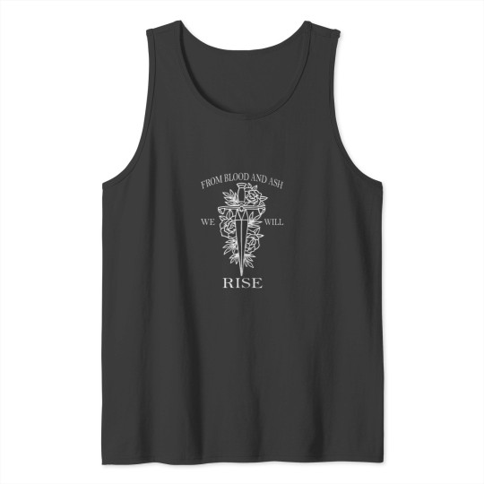 Discover Blood and Ash From Blood and Ash we will Rise Funny Tank Tops