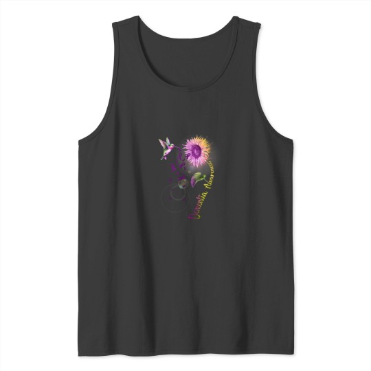 Discover Dementia Sunflower Hummingbird Tank Tops