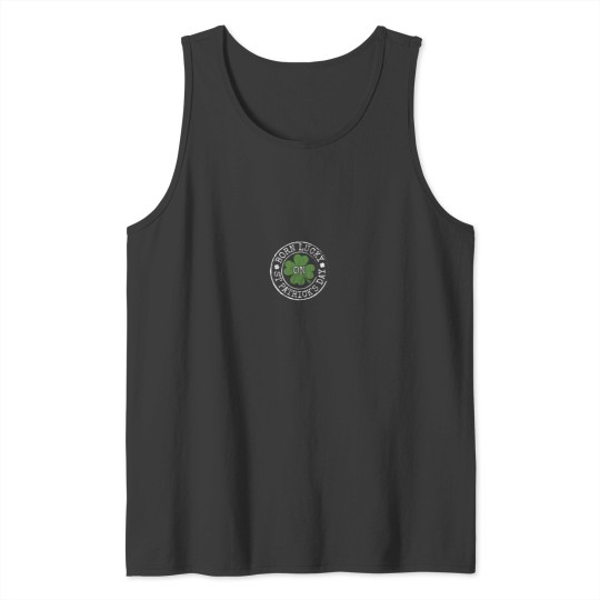 Discover Born Lucky On St Patricks Day Irish Clovers Birthday Bday 4555 Tank Tops