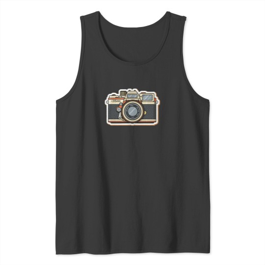 Discover 35 mm analog camera Active Tank Tops
