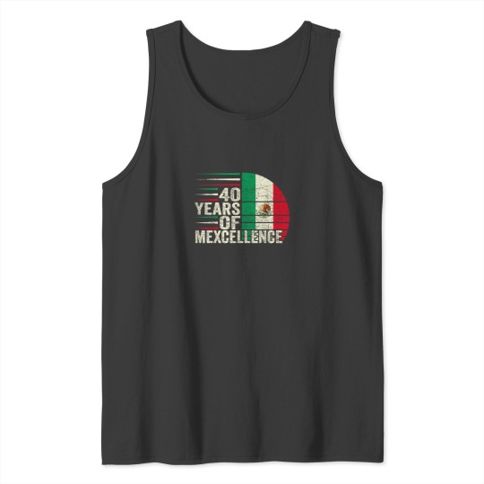Discover 40 Year Old Birthday Mexican 40th Birthday Pun Vintage Tank Tops