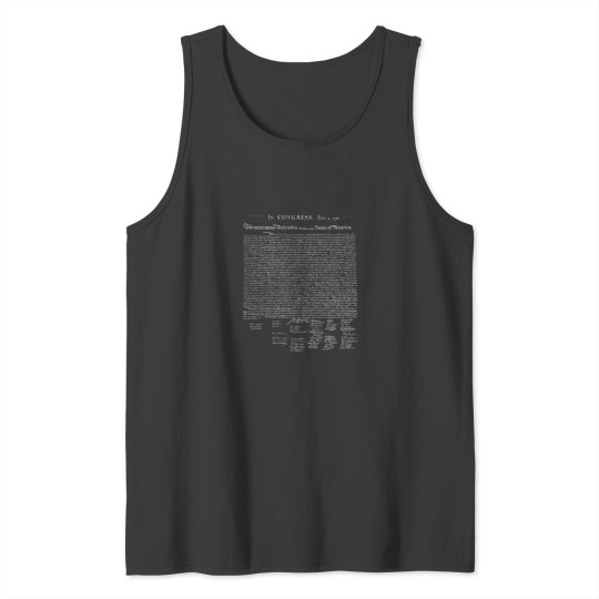 Discover DECLARATION OF INDEPENDENCE Tank Tops
