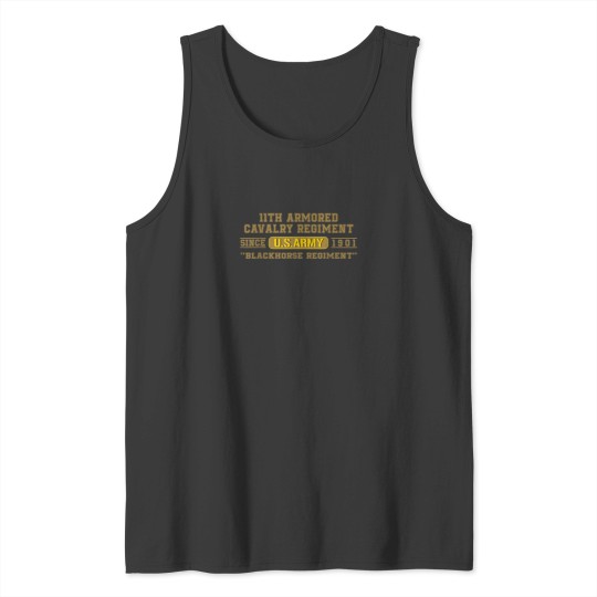 Discover 11th Armored Cavalry Regiment Blackhorse Fathers Day Tank Tops