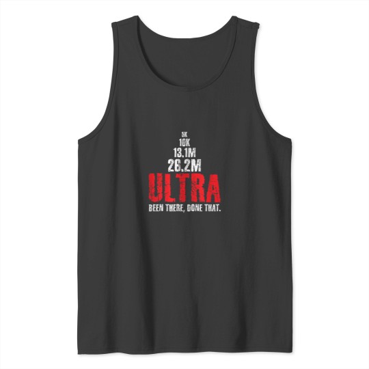 Discover 5k to ultra running marathon trail runner Tank Tops