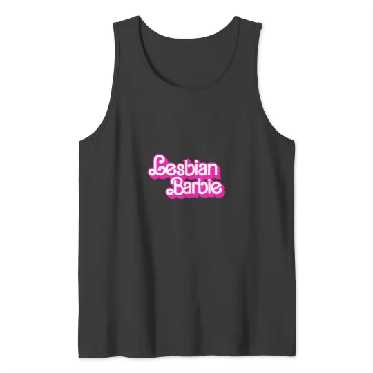 Discover Lesbian Barbies Logo Barbies The Movie Style Tank Tops