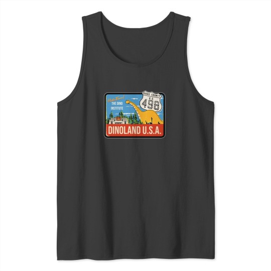 Discover Vintage Dinoland Tank Tops