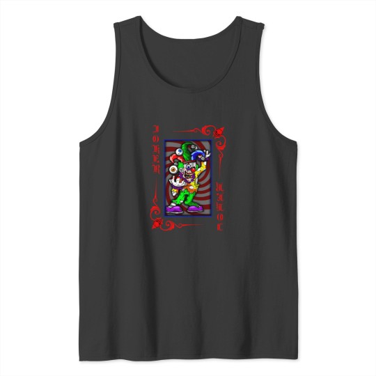 Discover GON CARD DECK JOKER RED Tank Tops