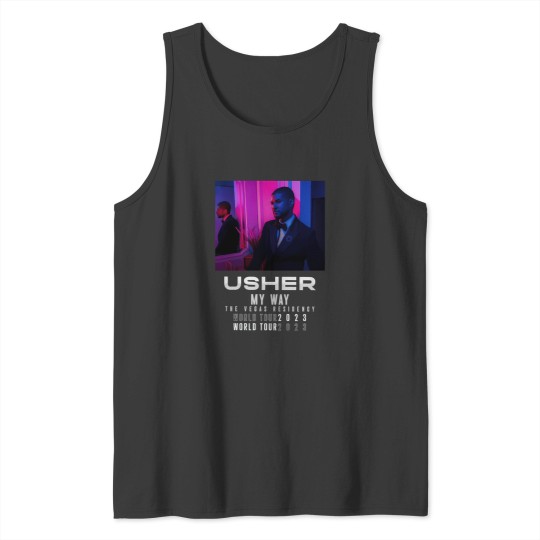 Discover Usher My Way Tour Tank Tops