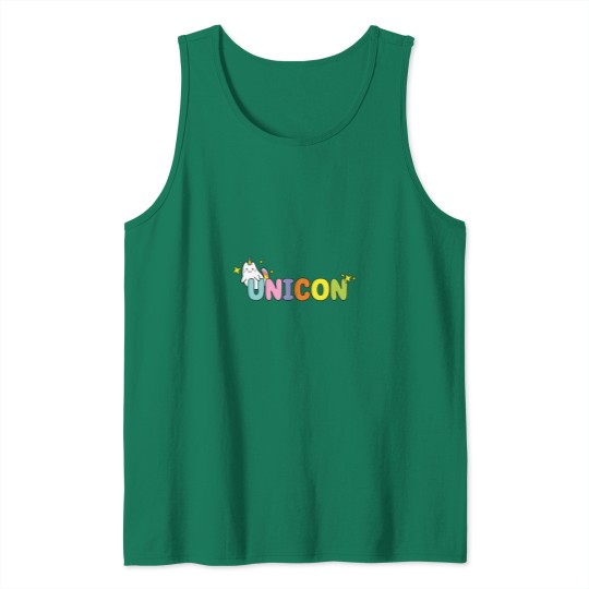 Discover Cute Unicon Tank Tops