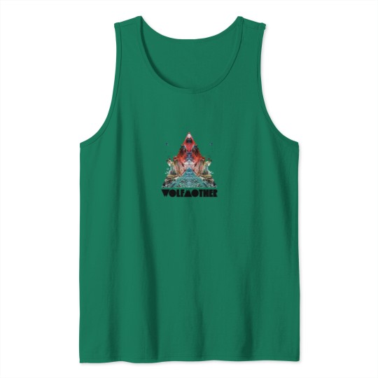 Discover Wolf Mother The Keys Inn logo (black) Tank Tops