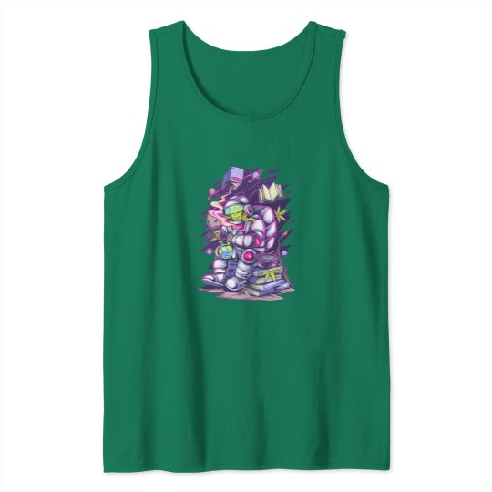 Discover Space Alien Tank Tops