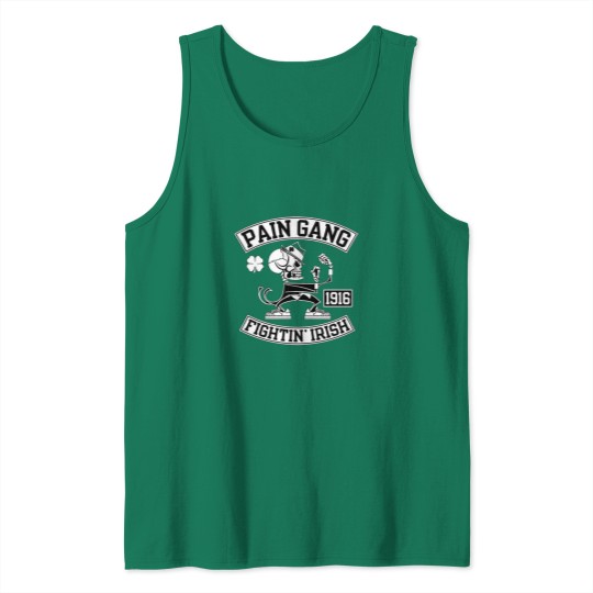 Discover PAIN GANG FIGHTIN IRISH Tank Tops