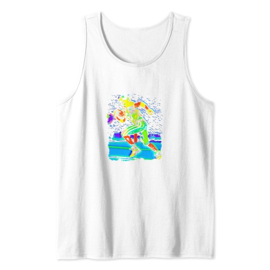 Discover American Football Touchdown Pop Art Tank Tops
