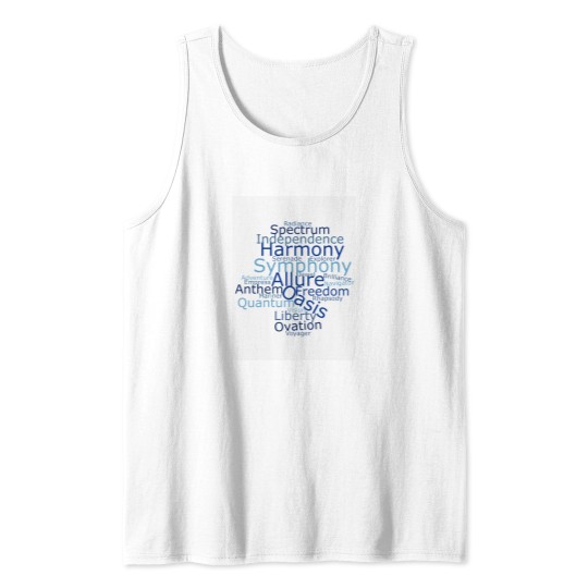 Discover All Royal Caribbean cruise ships in a word cloud Tank Tops
