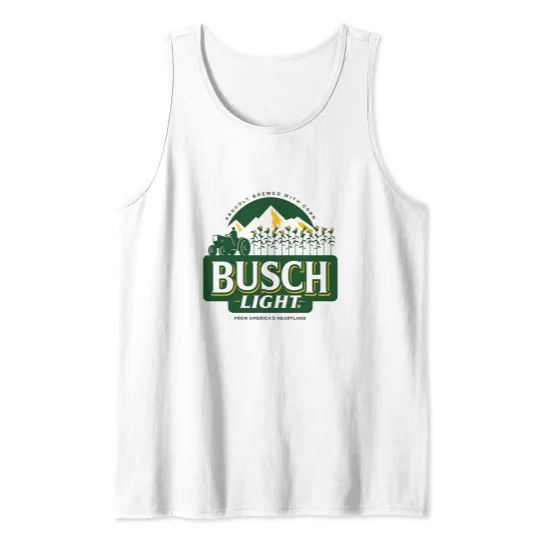 Discover Busch Corn Farmer Light Tank Tops