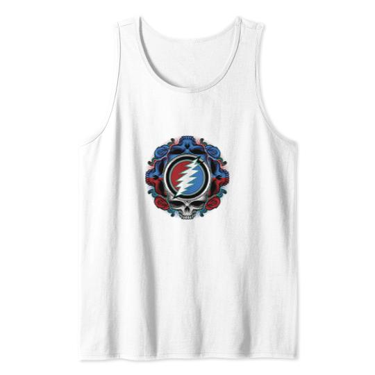 Discover grateful roses dead Tank Tops