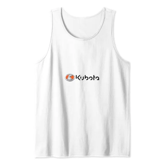 Discover Kubota Logo (Black Text) Tank Tops