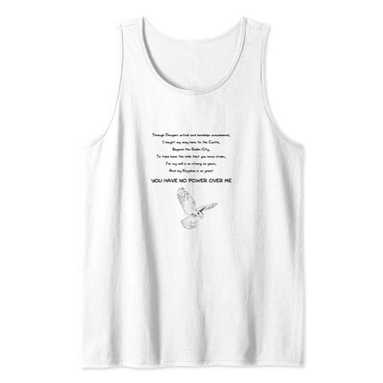 Discover The Labyrinth - Poem Tank Tops