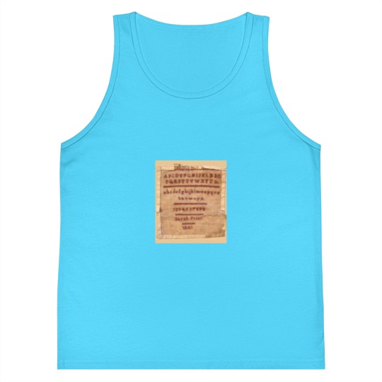 Discover Sarah Prior_s Sampler 1841 Photograph Tank Tops