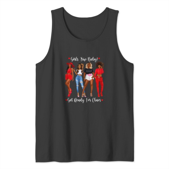 Discover black girls trip baby funny vacation african american friend t Tank Tops