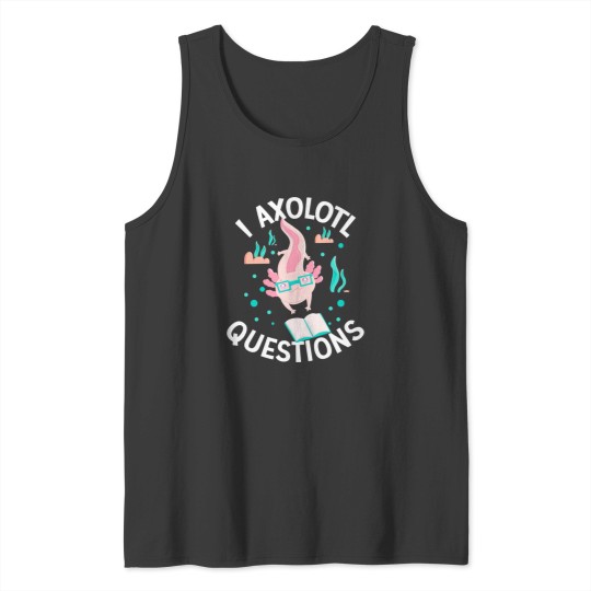 Discover I AxolotQuestions iPad Case  Skin Tank Tops