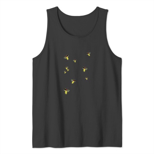 Discover Fireflies lightning bugs summer night sky Sticker Tank Tops