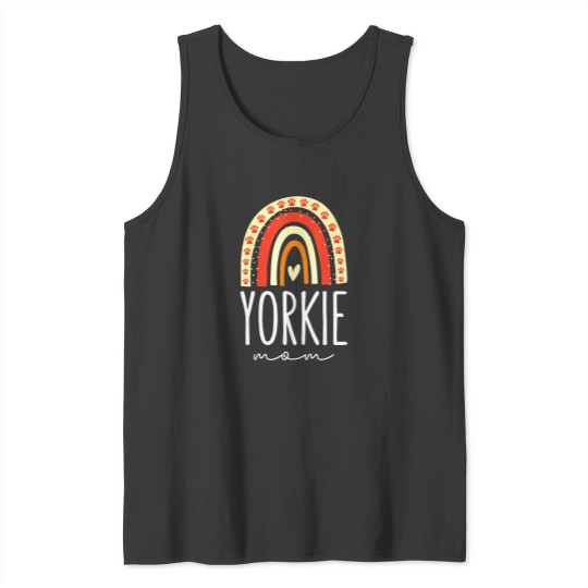 Discover Rainbow Paw Dog Mom Yorkshire Terrier Tank Tops