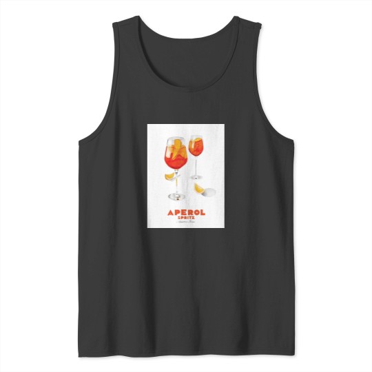 Discover Aperol Spritz Painting Tank Tops