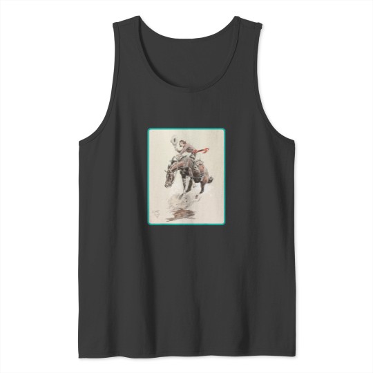 Discover Cowgirl Cowboy Rodeo Horse Western Country Vintage America Tank Tops